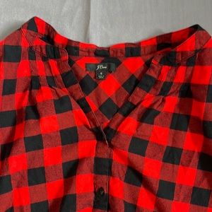 J Crew Women’s Flannel Plaid Top